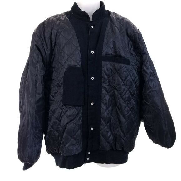 VTG US Army Recon Coat L Bomber Jacket Embroidered Patch Lined Brigade - Picture 9 of 12